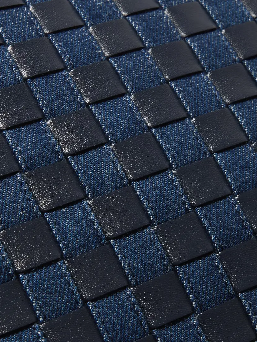 Bottega Veneta Hop Large Intrecciato Leather And Denim Tote | Thumbnail 4 Bottega Veneta Hop Large Intrecciato Leather And Denim Tote | Thumbnail 4