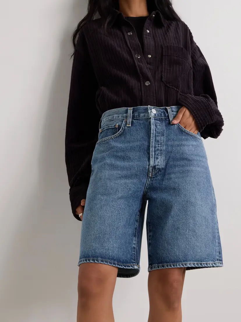 AGOLDE Risha Organic Denim Shorts | Thumbnail 3