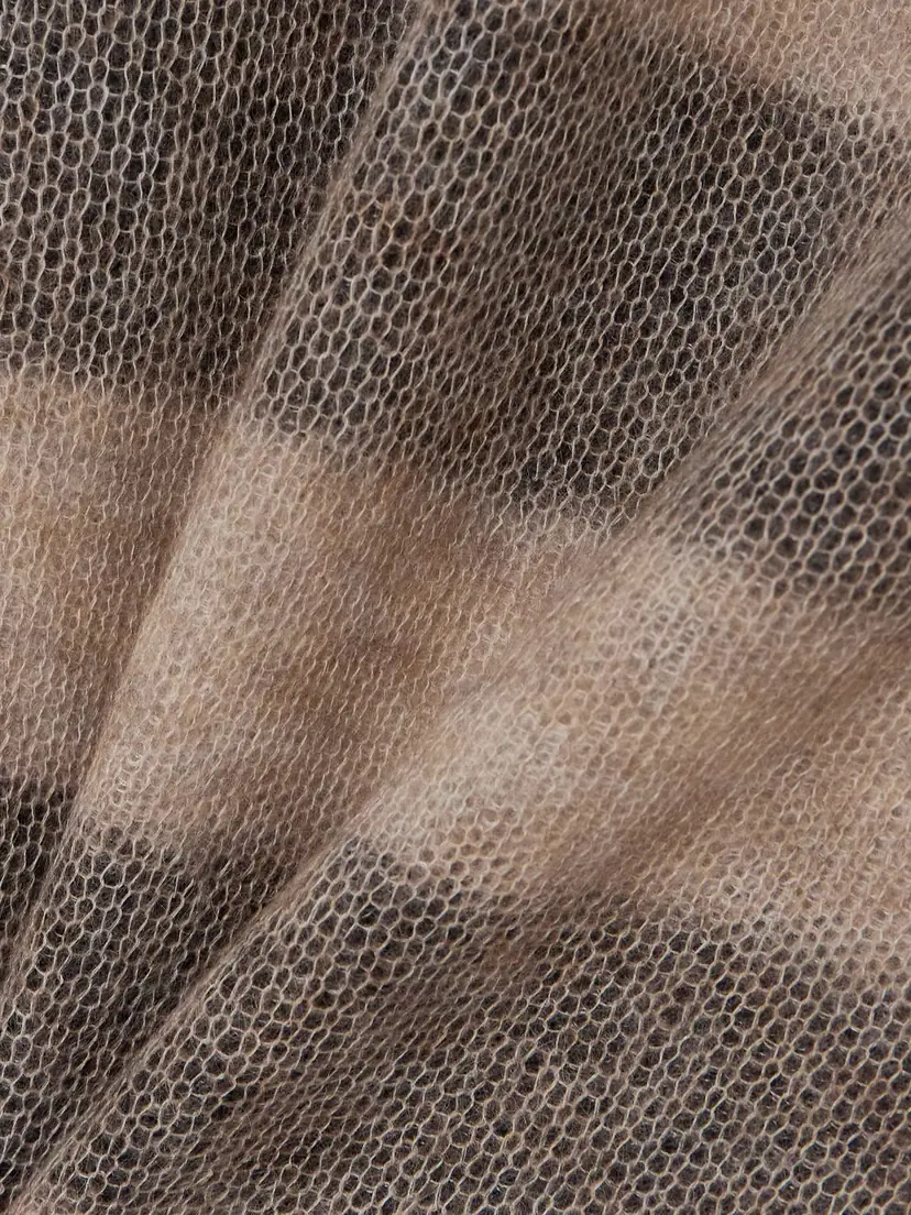 Brunello Cucinelli Striped Mohair-blend Sweater | Thumbnail 4 Brunello Cucinelli Striped Mohair-blend Sweater | Thumbnail 4