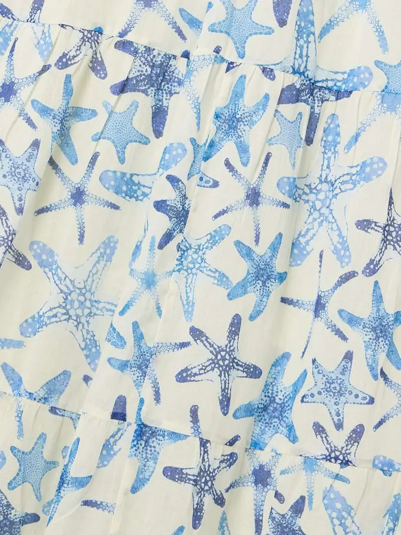 Emporio Sirenuse Chloe Tiered Gathered Printed Cotton-voile Maxi Dress | Thumbnail 4 Emporio Sirenuse Chloe Tiered Gathered Printed Cotton-voile Maxi Dress | Thumbnail 4