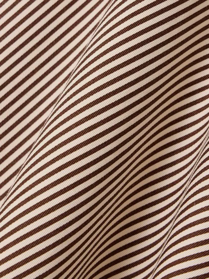 Brandon Maxwell The Poppy Striped Cotton-twill Maxi Skirt | Thumbnail 5 Brandon Maxwell The Poppy Striped Cotton-twill Maxi Skirt | Thumbnail 5