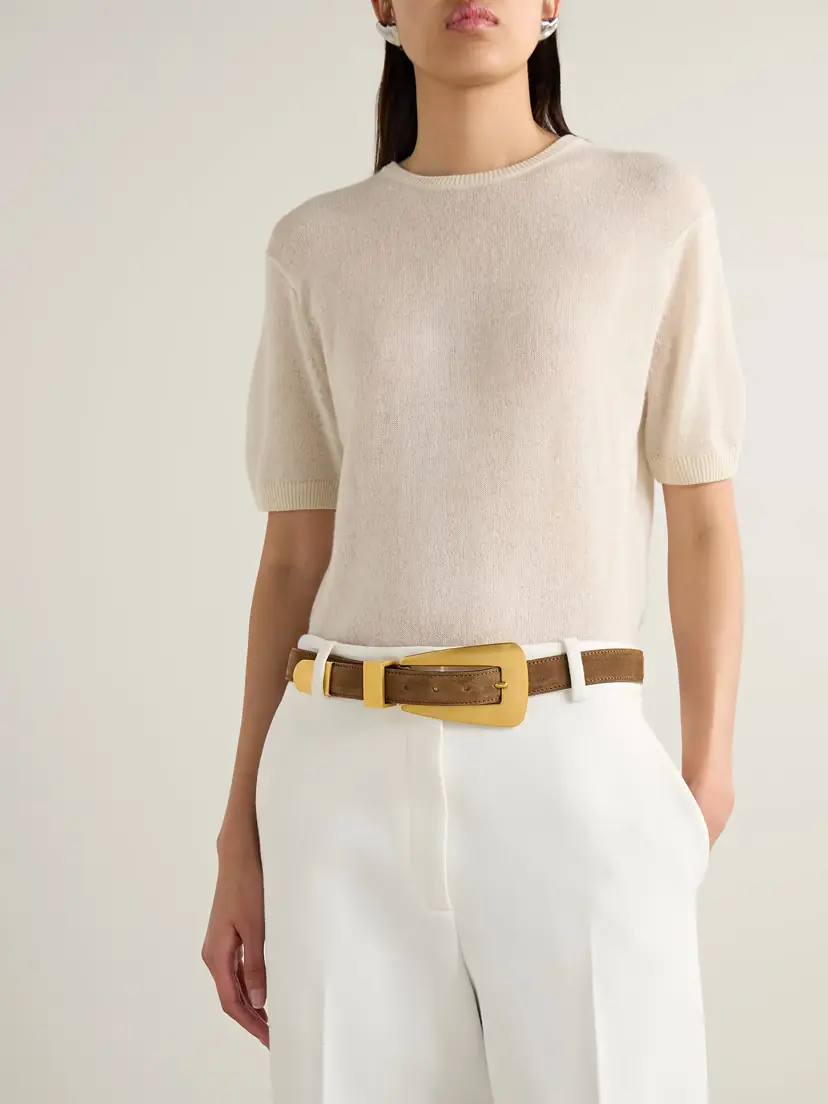 Khaite Lucca Suede Belt | Thumbnail 2