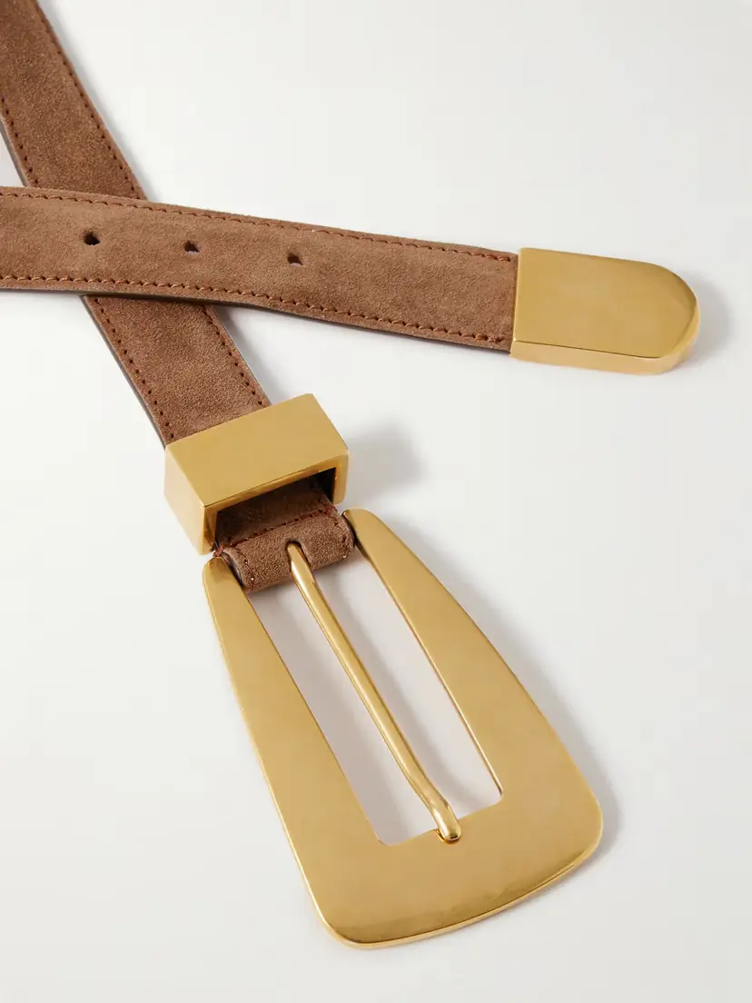 Khaite Lucca Suede Belt | Thumbnail 3