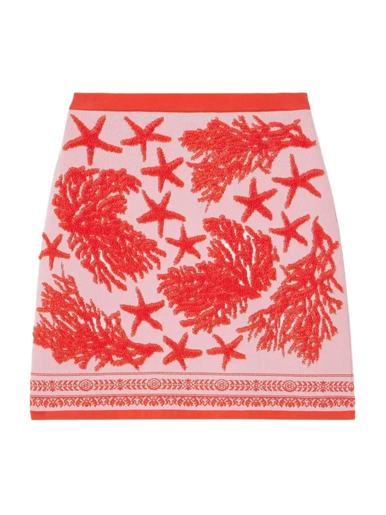 Terry Jacquard Mini Skirt