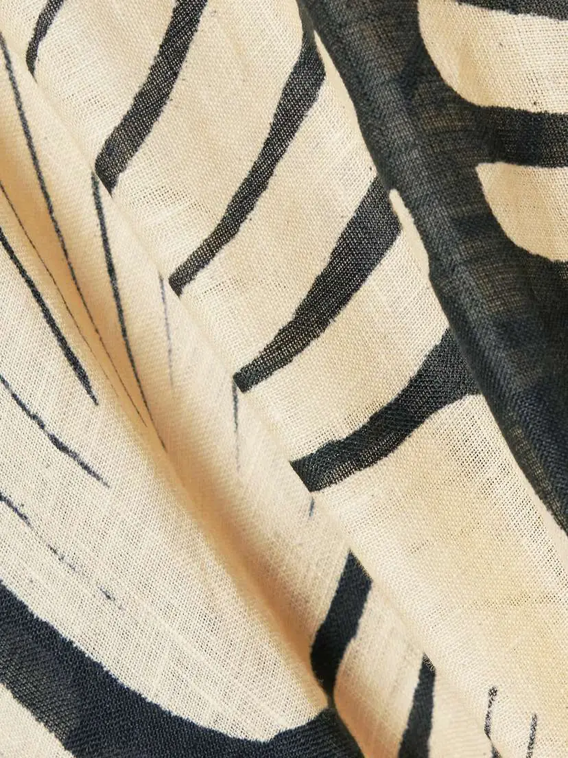 Johanna Ortiz River Ritual Cutout Printed Linen Halterneck Mini Dress | Thumbnail 4 Johanna Ortiz River Ritual Cutout Printed Linen Halterneck Mini Dress | Thumbnail 4