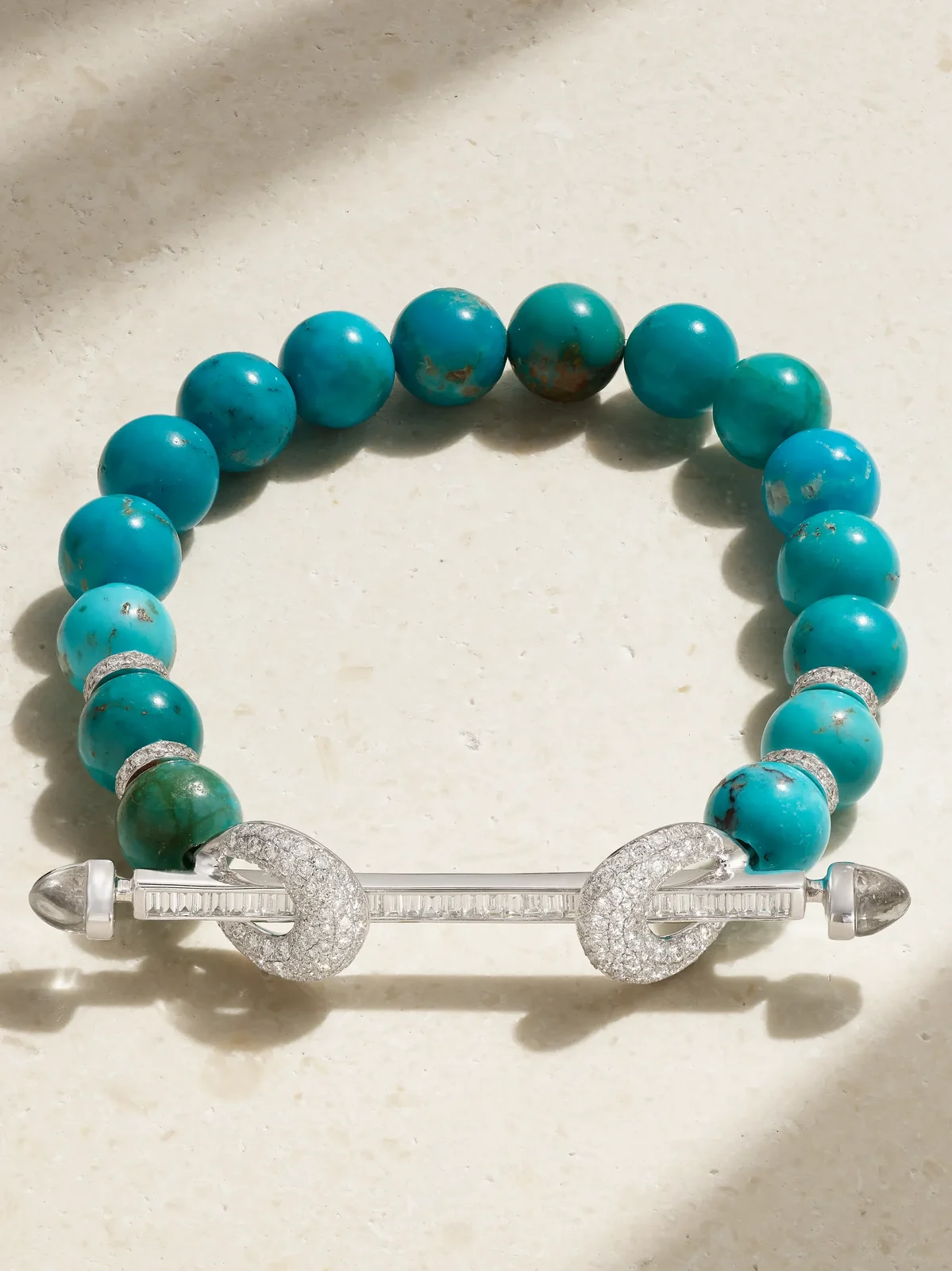 Chakra 18-karat White Gold Multi-stone Bracelet Chakra 18-karat White Gold Multi-stone Bracelet