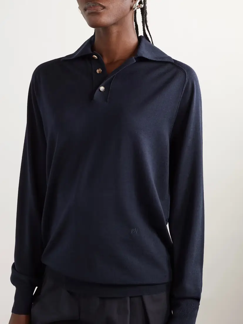 Bottega Veneta Wool Polo Shirt | Thumbnail 3
