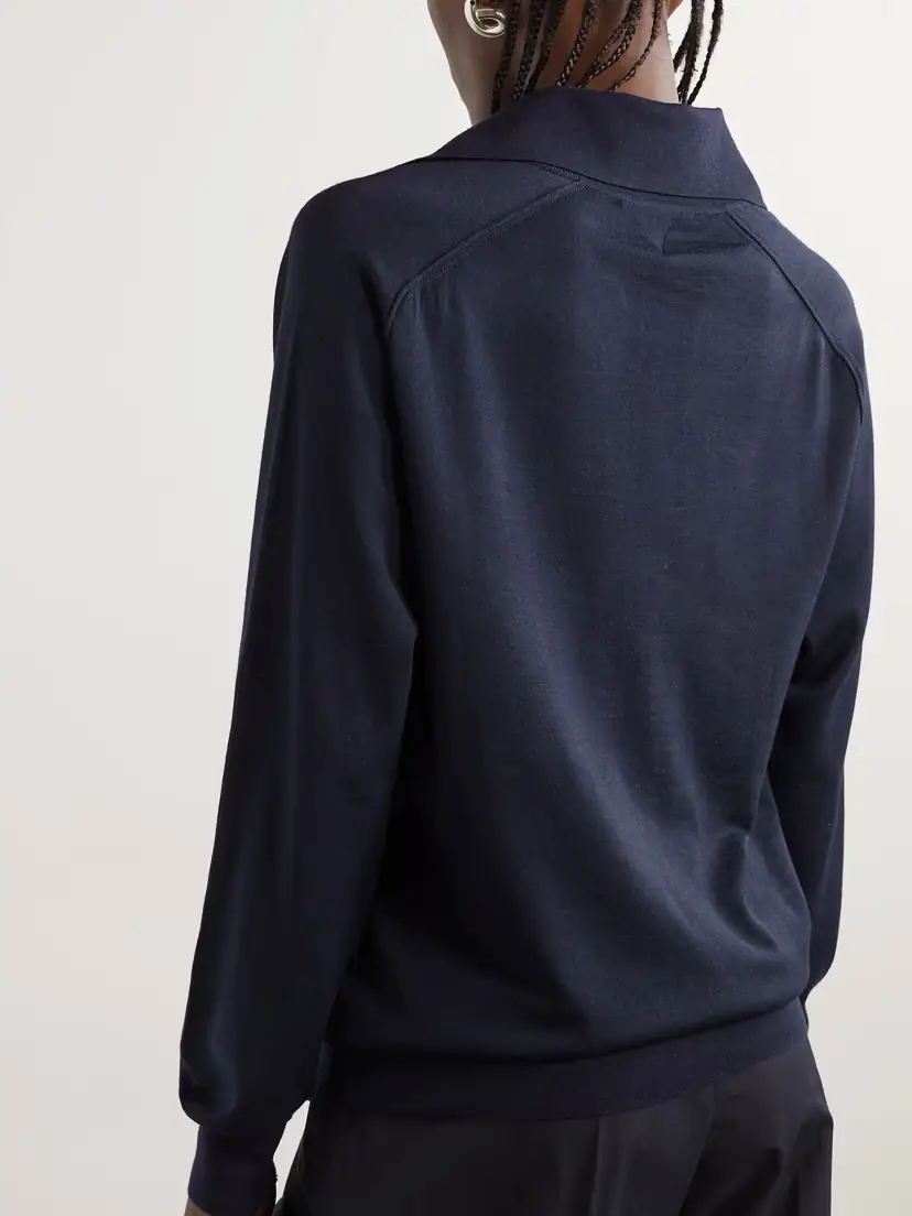 Bottega Veneta Wool Polo Shirt | Thumbnail 4