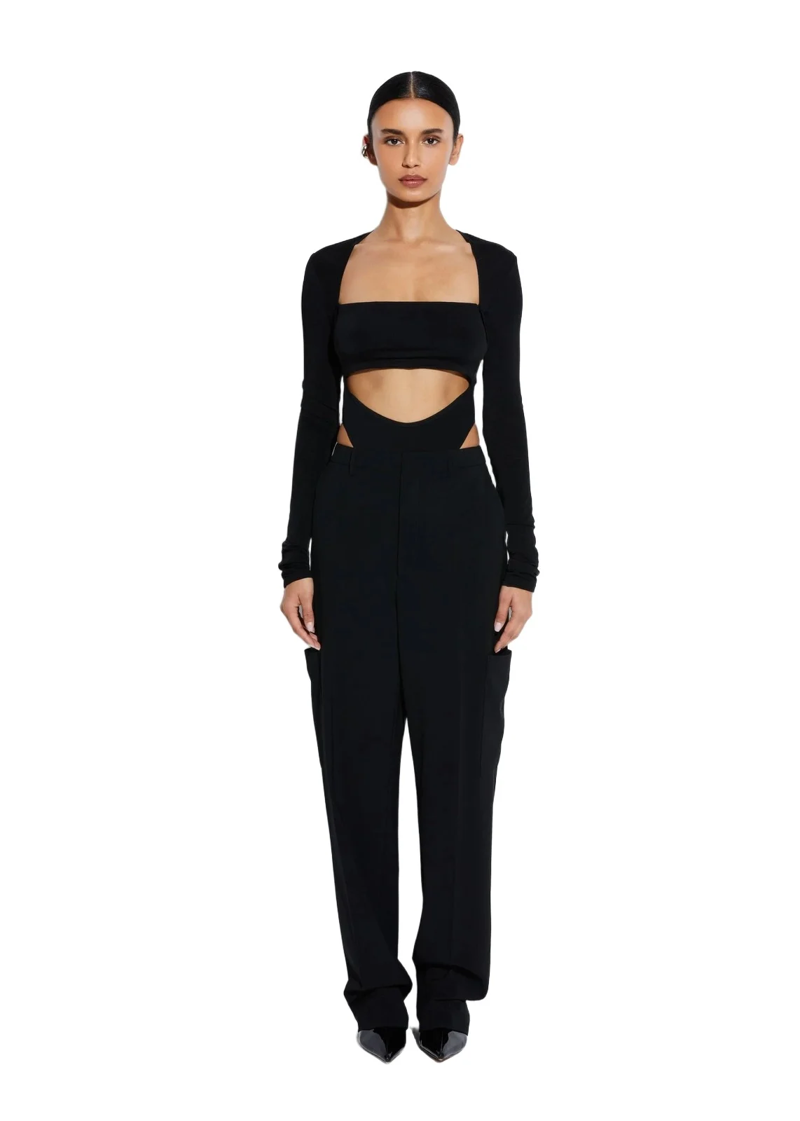 Matte Crepe Tapered Trouser Matte Crepe Tapered Trouser