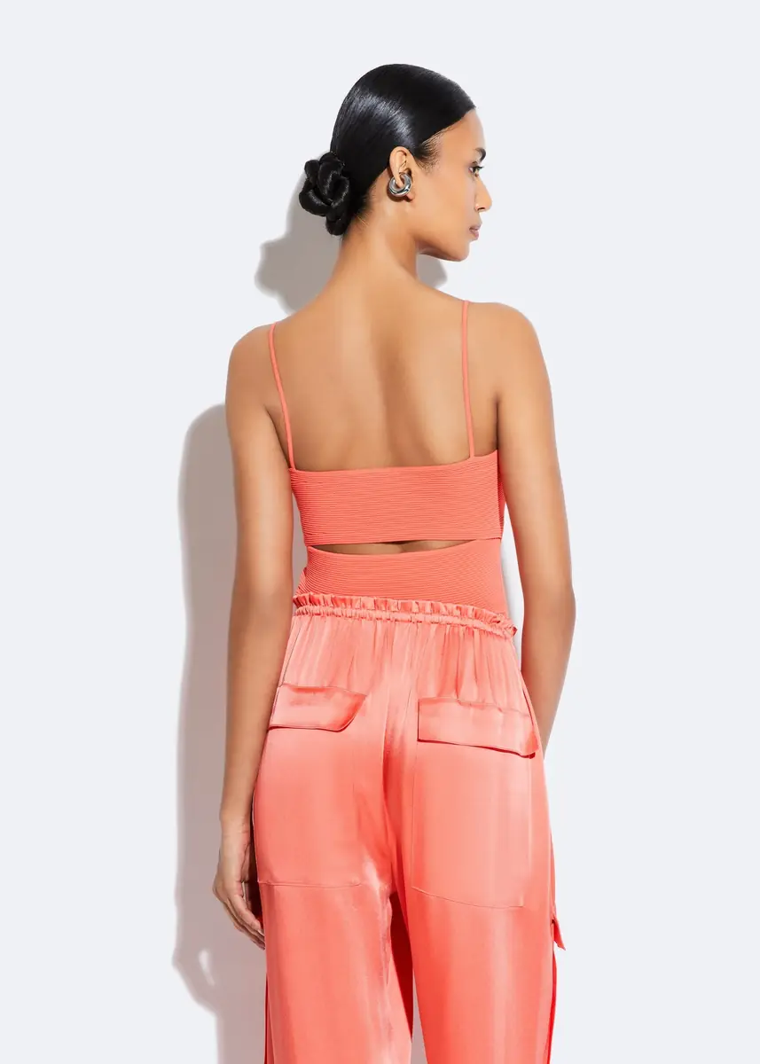 LAPOINTE Matte Viscose Slit Tank | Thumbnail 2 LAPOINTE Matte Viscose Slit Tank | Thumbnail 2