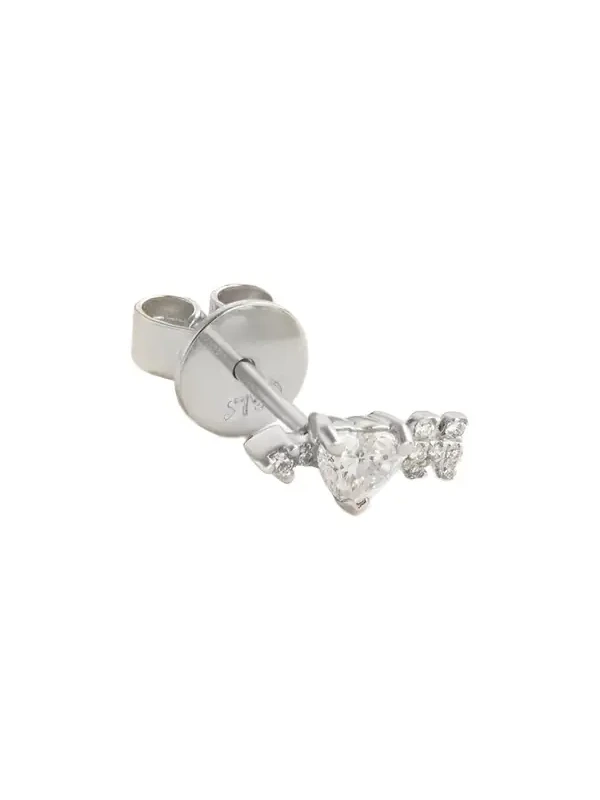 Cupid's Arrow 18-karat White Gold Diamond Single Earring Cupid's Arrow 18-karat White Gold Diamond Single Earring