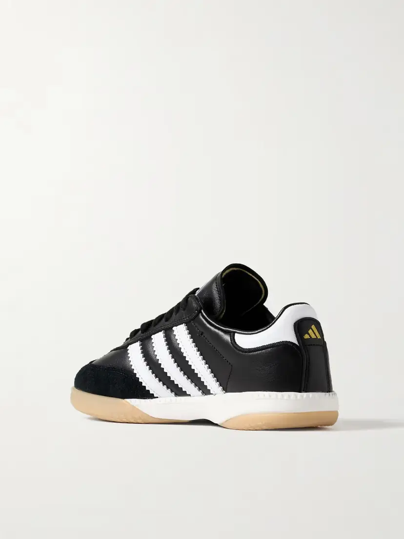 adidas Originals Samba Mn Suede-trimmed Leather Sneakers | Thumbnail 3 adidas Originals Samba Mn Suede-trimmed Leather Sneakers | Thumbnail 3