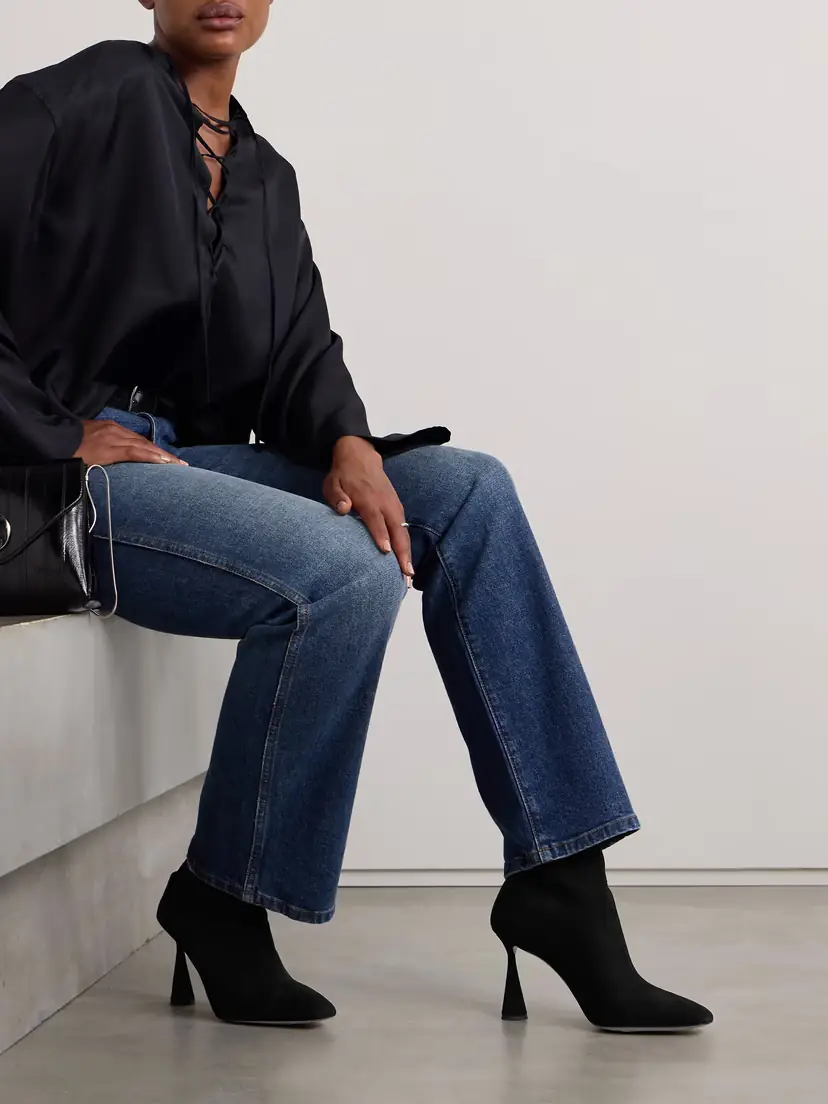 Aquazzura Amore 95 Suede Ankle Boots | Thumbnail 2