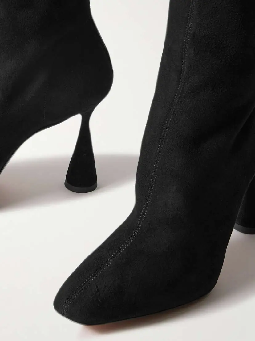 Aquazzura Amore 95 Suede Ankle Boots | Thumbnail 4