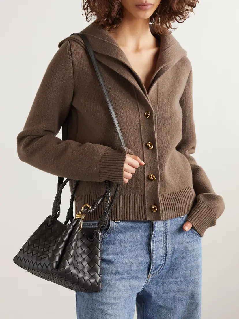 Bottega Veneta Parachute Small Intrecciato Leather Shoulder Bag | Thumbnail 2 Bottega Veneta Parachute Small Intrecciato Leather Shoulder Bag | Thumbnail 2