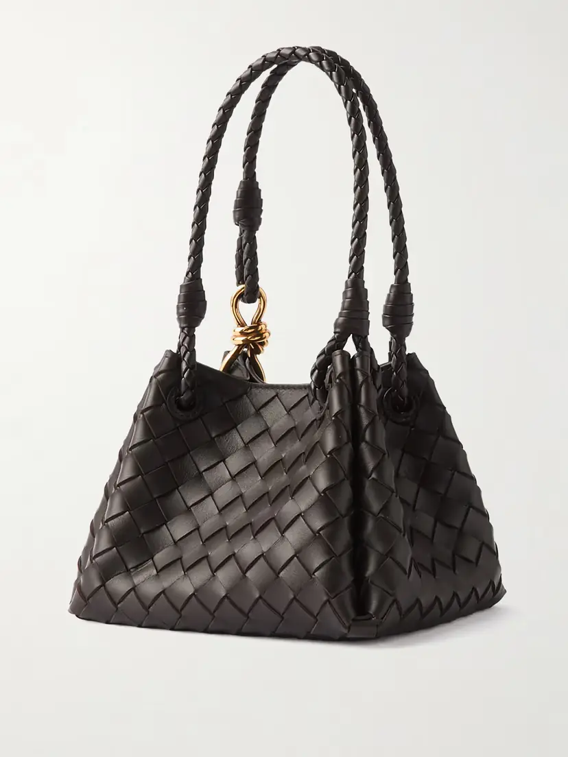 Bottega Veneta Parachute Small Intrecciato Leather Shoulder Bag | Thumbnail 3 Bottega Veneta Parachute Small Intrecciato Leather Shoulder Bag | Thumbnail 3