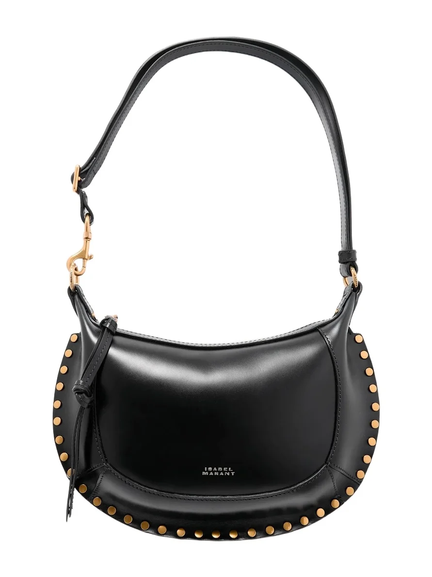 Oskan Moon Studded Leather Shoulder Bag
