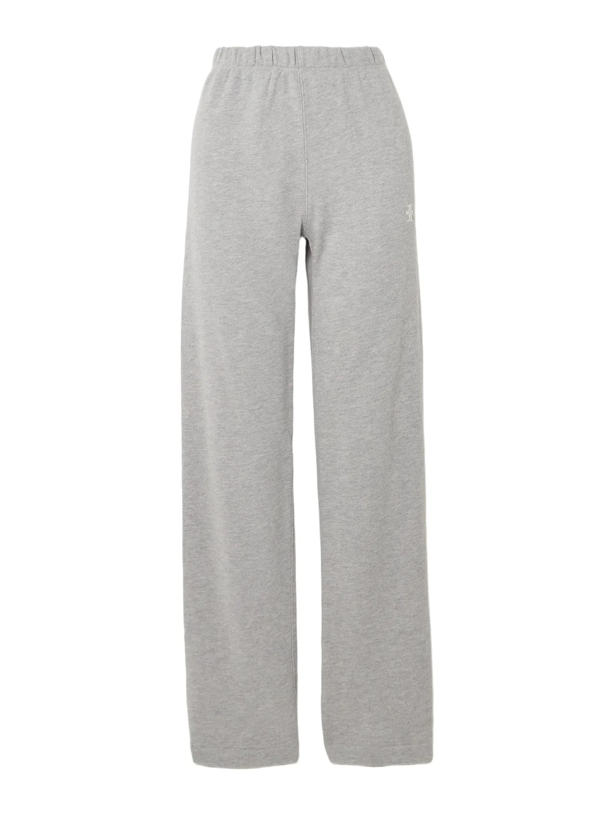 Embroidered Cotton And Modal-blend Jersey Sweatpants Embroidered Cotton And Modal-blend Jersey Sweatpants