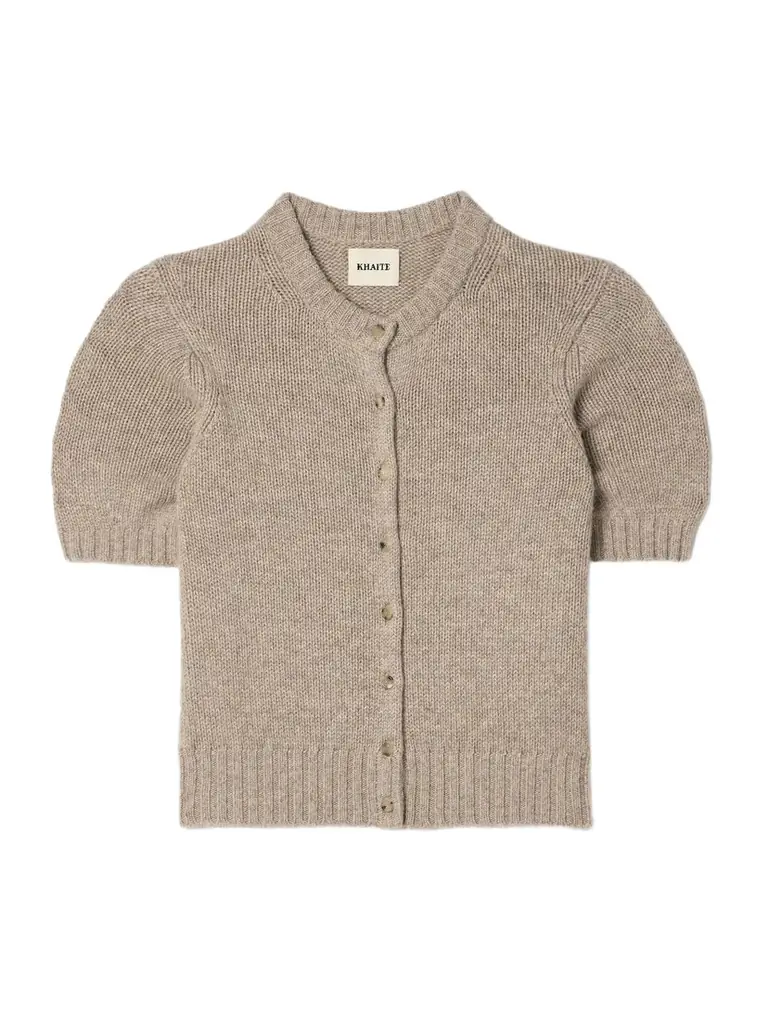 Nora Cropped Cashmere-blend Cardigan