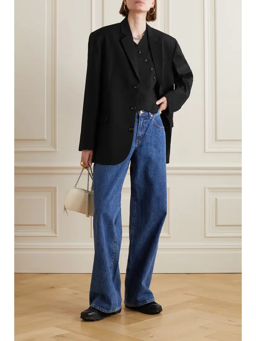 The Frankie Shop Gelso Oversized Tencel Lyocell-blend Blazer | Thumbnail 2 The Frankie Shop Gelso Oversized Tencel Lyocell-blend Blazer | Thumbnail 2