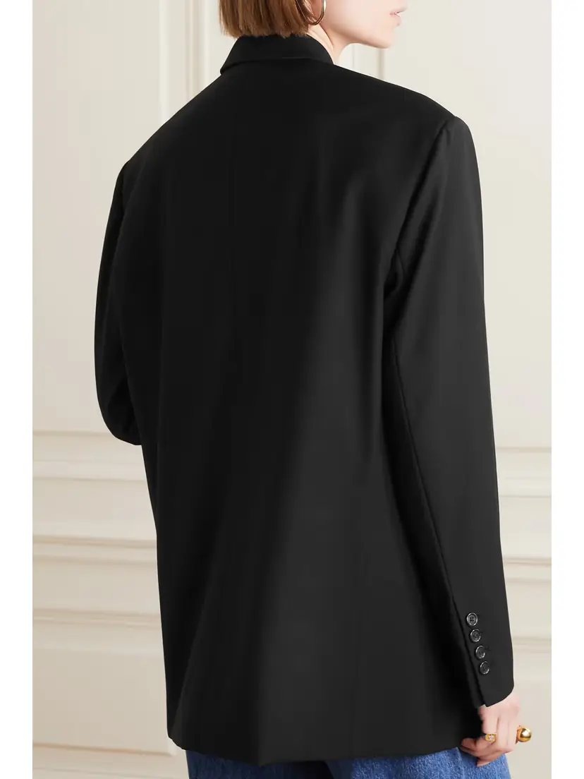 The Frankie Shop Gelso Oversized Tencel Lyocell-blend Blazer | Thumbnail 4 The Frankie Shop Gelso Oversized Tencel Lyocell-blend Blazer | Thumbnail 4
