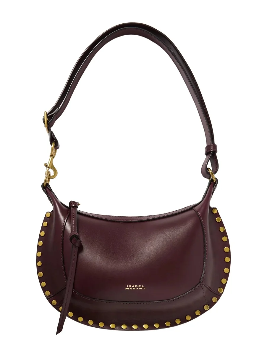 Oskan Moon Studded Leather Shoulder Bag