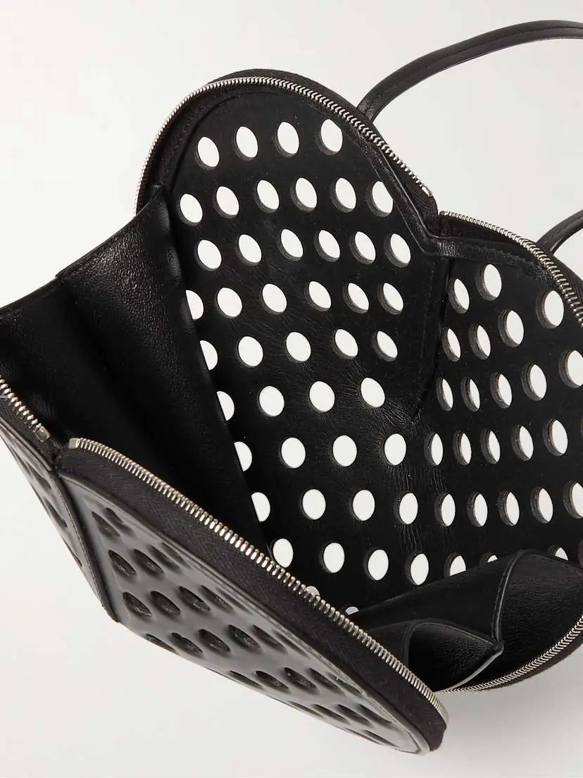 Alaïa Le Coeur Perforated Leather Shoulder Bag | Thumbnail 5 Alaïa Le Coeur Perforated Leather Shoulder Bag | Thumbnail 5