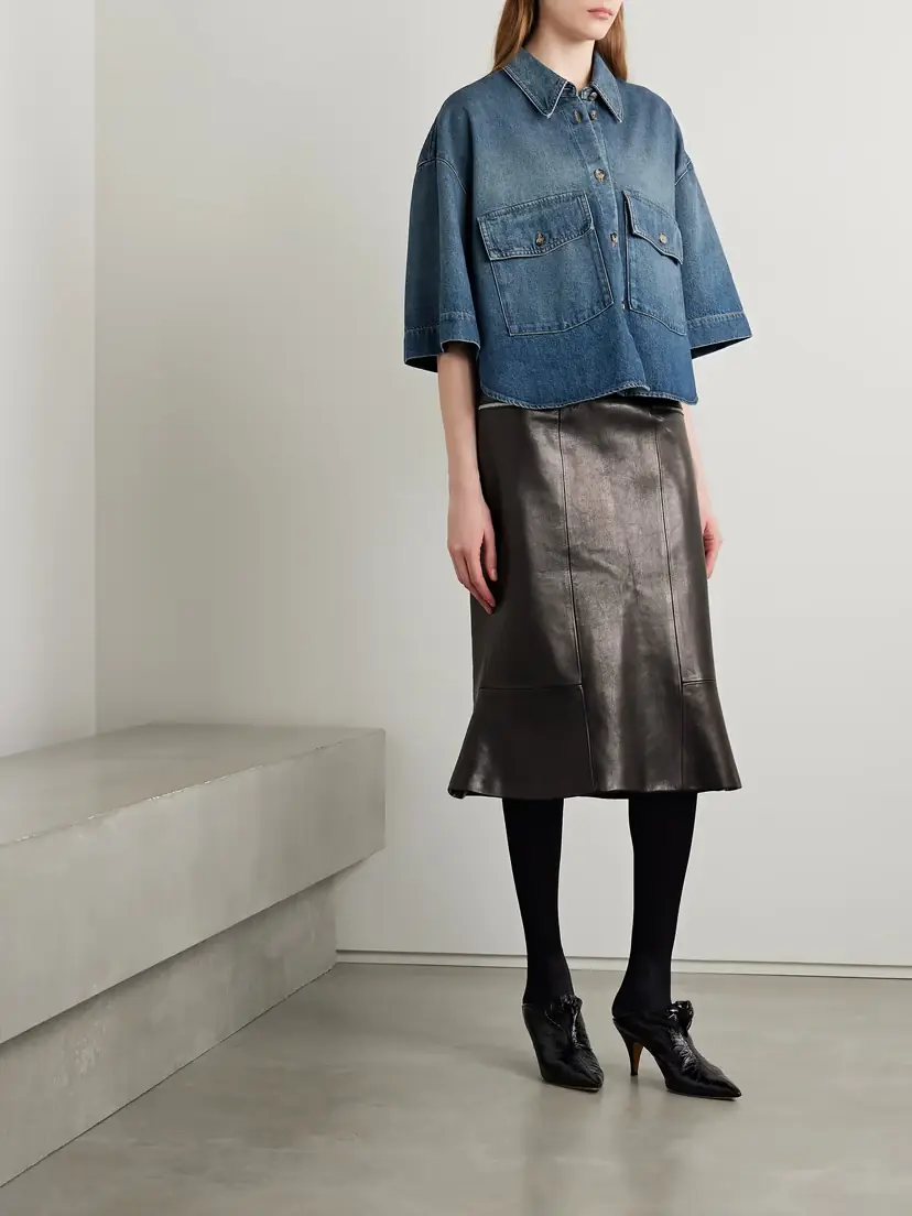 Khaite Mahsha Denim Shirt - US0 | Thumbnail 2