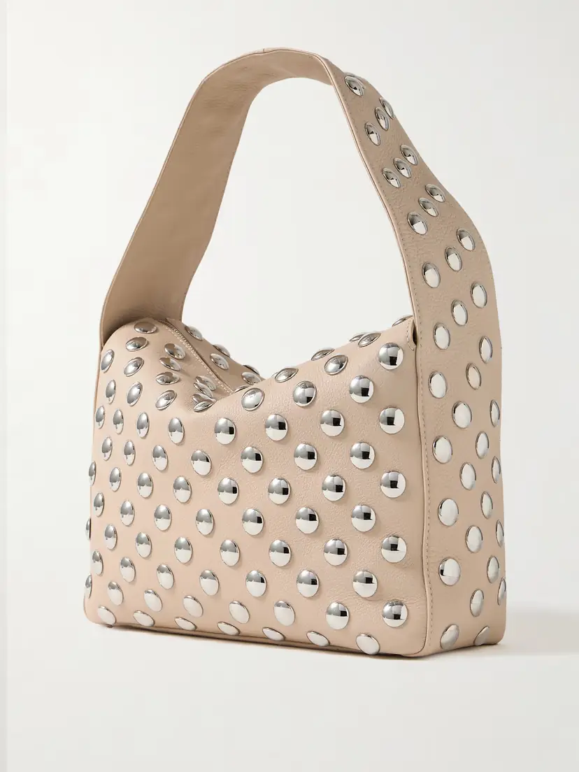Khaite Elena Large Studded Textured-leather Shoulder Bag | Thumbnail 3 Khaite Elena Large Studded Textured-leather Shoulder Bag | Thumbnail 3