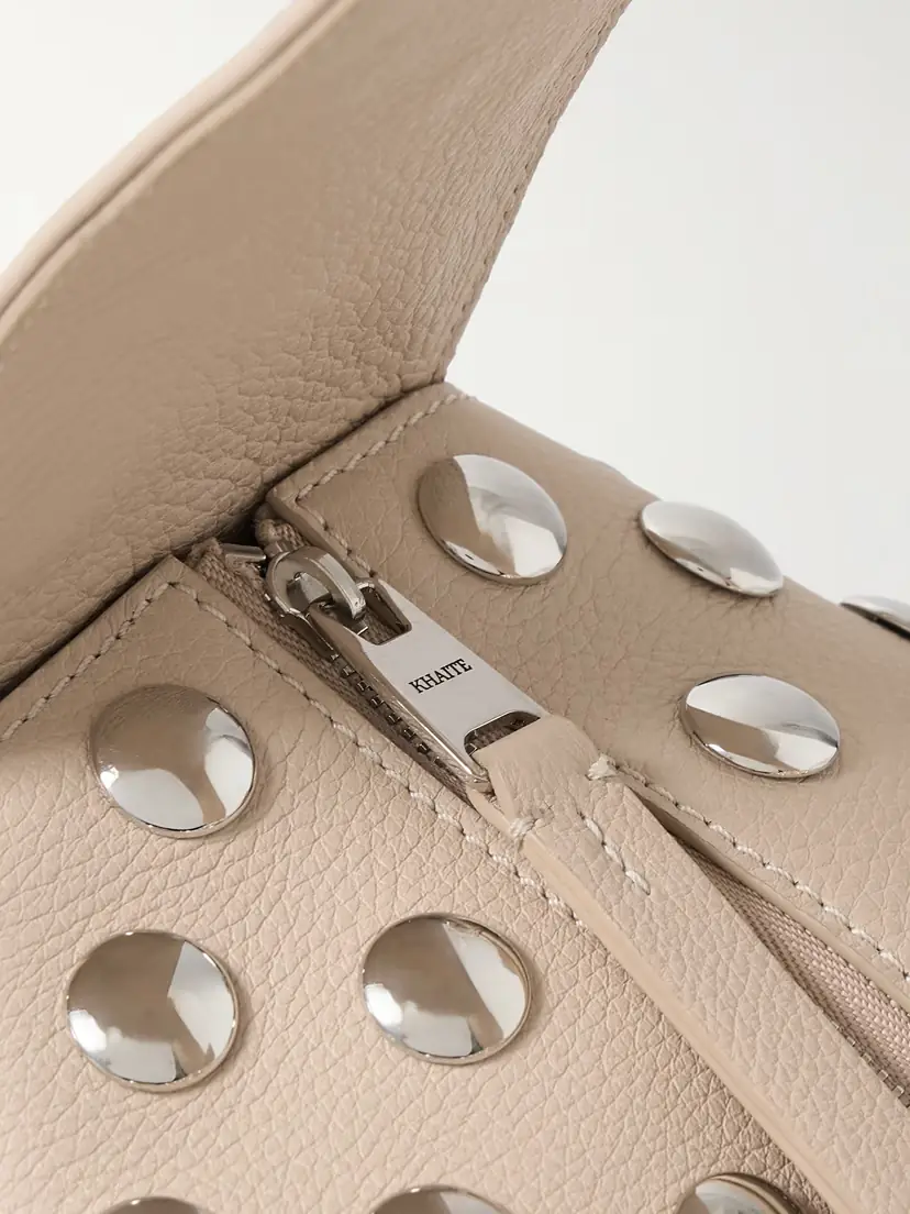 Khaite Elena Large Studded Textured-leather Shoulder Bag | Thumbnail 4 Khaite Elena Large Studded Textured-leather Shoulder Bag | Thumbnail 4