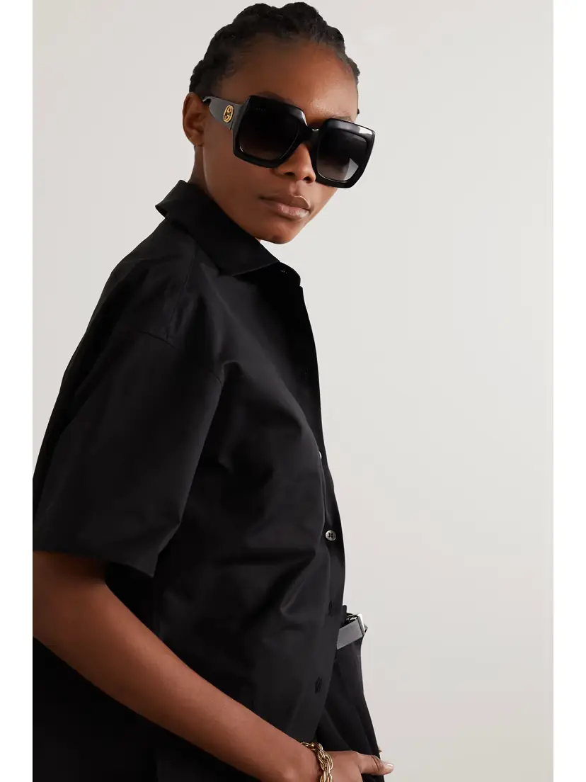 Gucci Eyewear Gg Oversized Square-frame Acetate Sunglasses | Thumbnail 2 Gucci Eyewear Gg Oversized Square-frame Acetate Sunglasses | Thumbnail 2