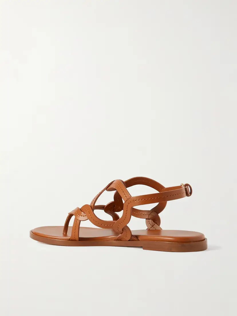Gianvito Rossi Amalfi Woven Leather Sandals | Thumbnail 3
