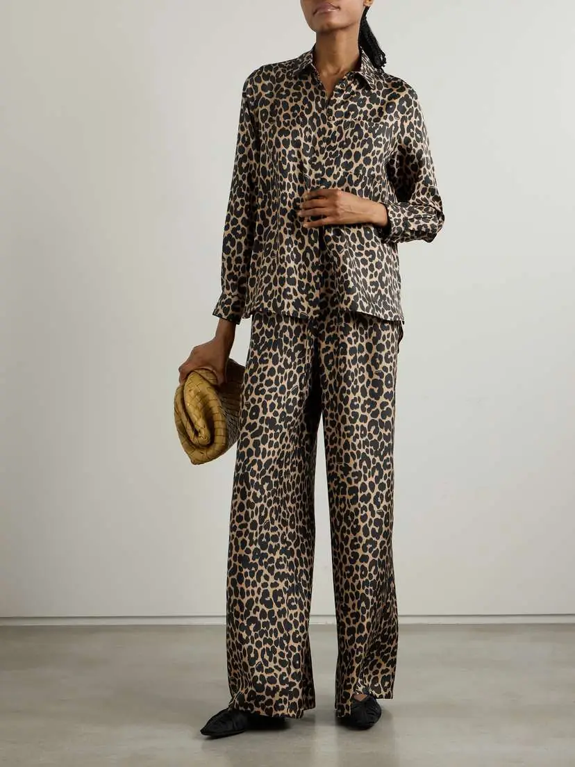 Max Mara Etna Leopard-print Silk Shirt - UK 14 | Thumbnail 2 Max Mara Etna Leopard-print Silk Shirt - UK 14 | Thumbnail 2