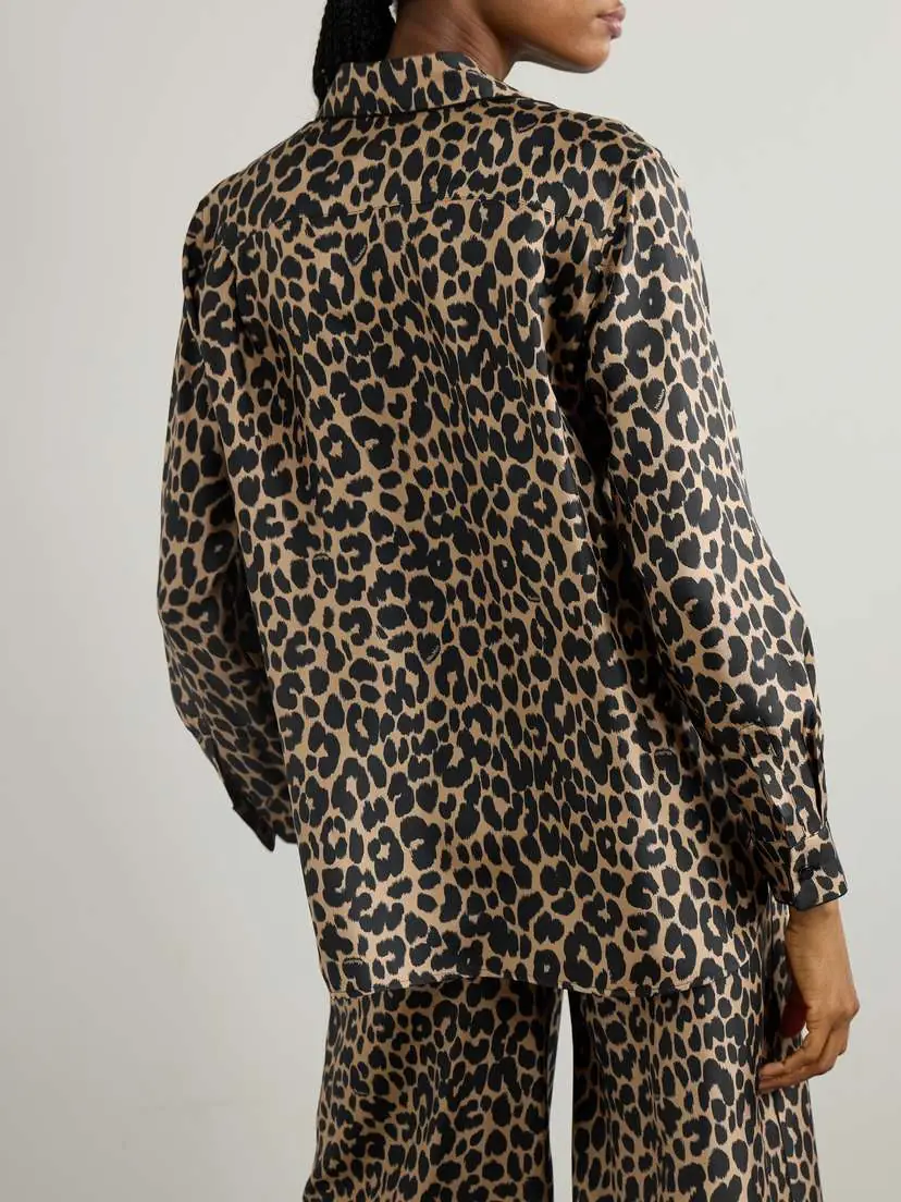 Max Mara Etna Leopard-print Silk Shirt - UK 14 | Thumbnail 3 Max Mara Etna Leopard-print Silk Shirt - UK 14 | Thumbnail 3