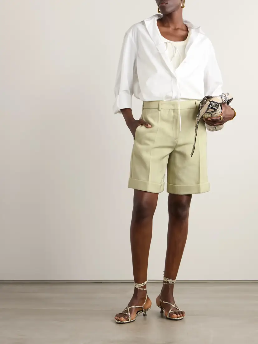 Jil Sander Crepe Shorts | Thumbnail 2 Jil Sander Crepe Shorts | Thumbnail 2