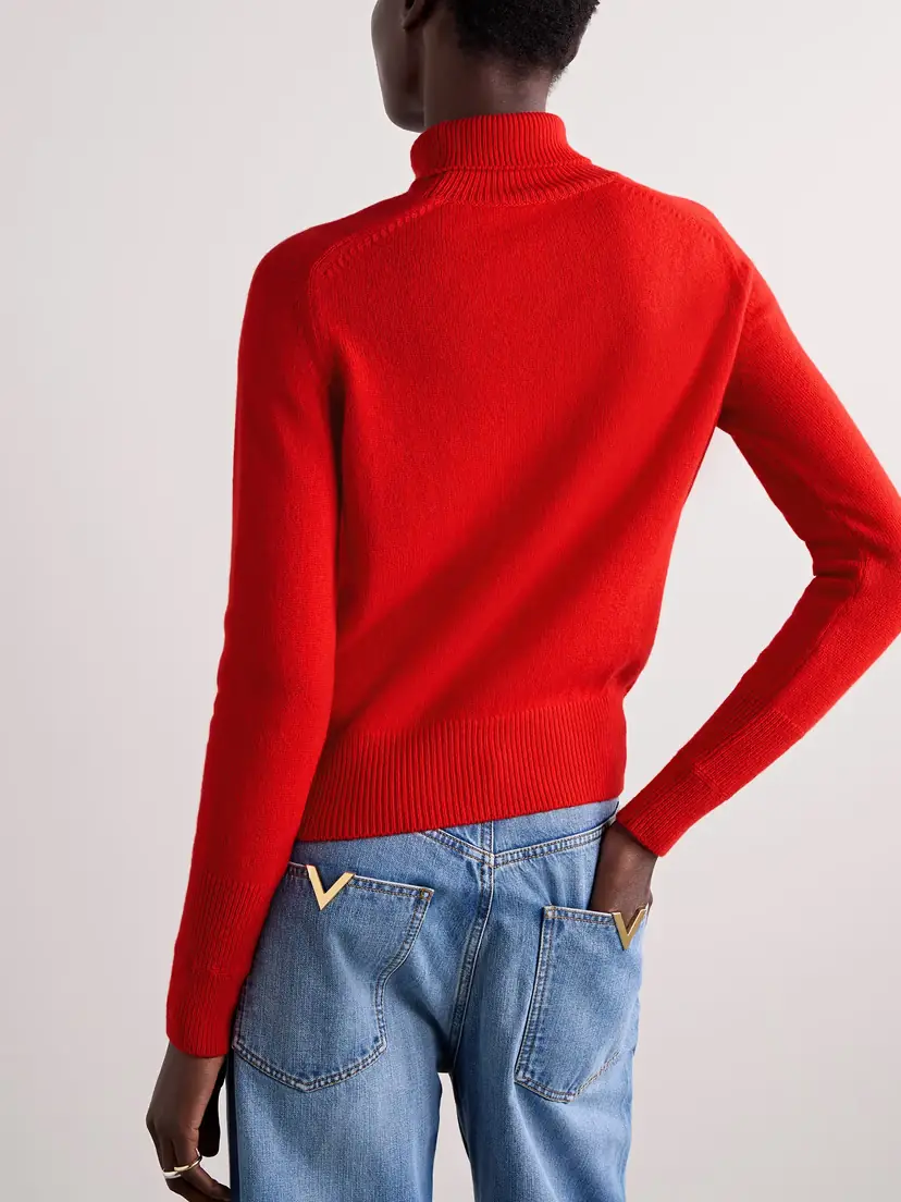 Victoria Beckham Wool Turtleneck Sweater | Thumbnail 4