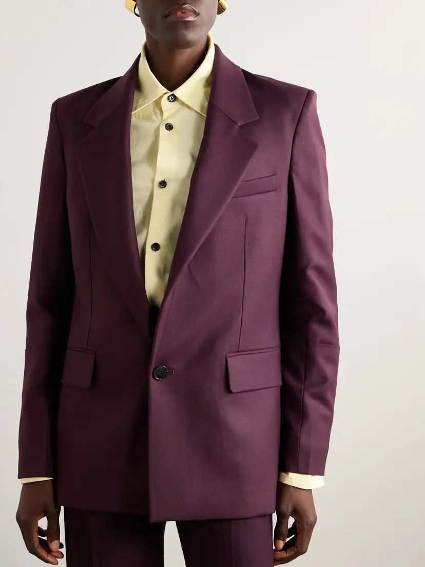 Victoria Beckham Twill Blazer | Thumbnail 3