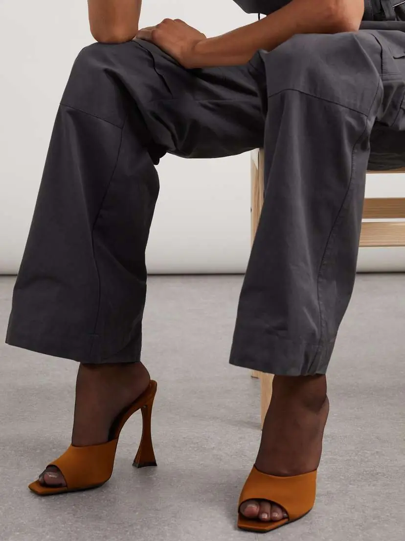 Saint Laurent Hall Satin Mules - EU 42 | Thumbnail 2