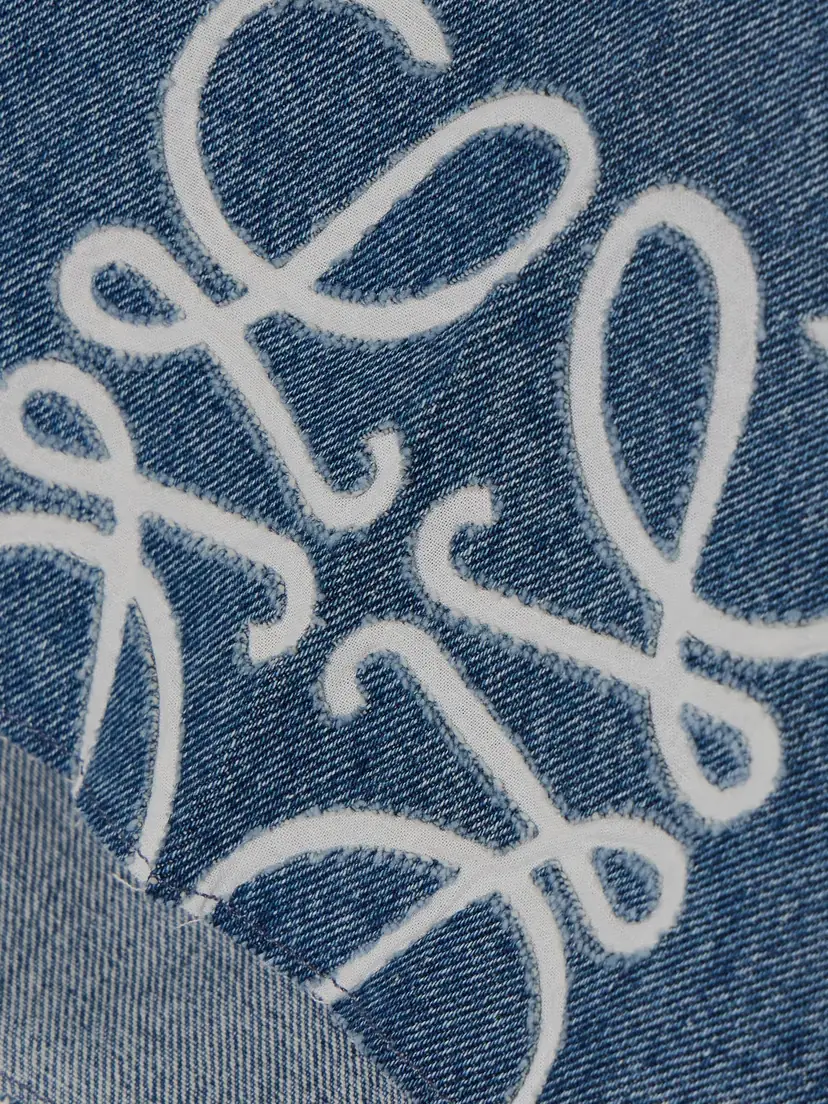 Loewe Anagram Frayed Denim Shorts | Thumbnail 4