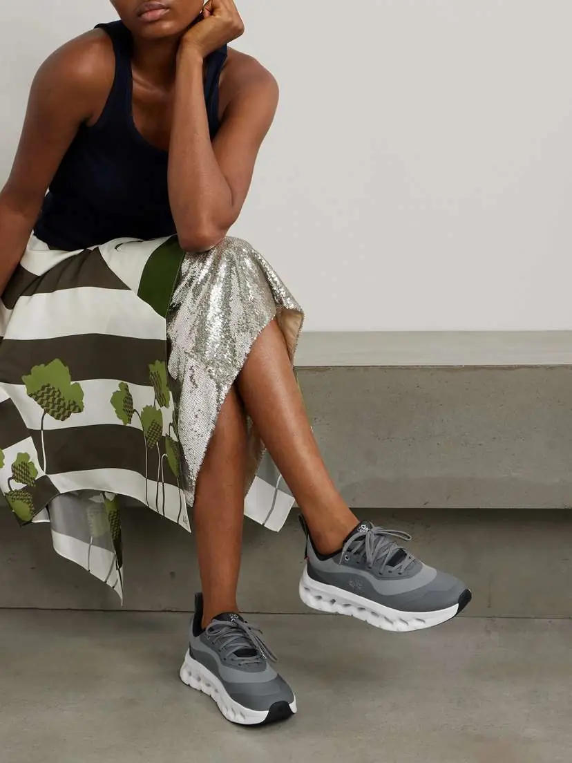 Loewe + On Cloudtilt 2.0 Stretch Recycled-knit Sneakers | Thumbnail 2