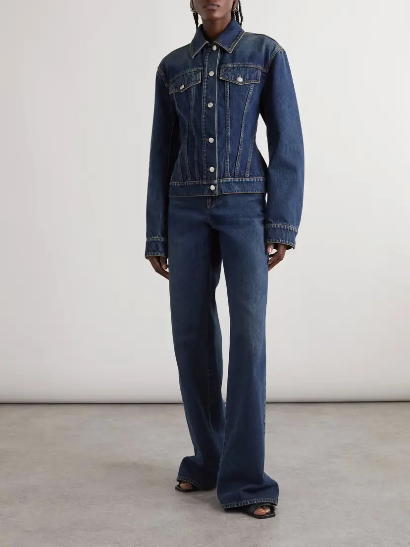 Alexander McQueen Paneled Denim Jacket | Thumbnail 2
