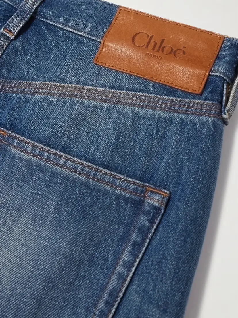 Chloé Embellished Mid-rise Straight-leg Organic Jeans | Thumbnail 6 Chloé Embellished Mid-rise Straight-leg Organic Jeans | Thumbnail 6