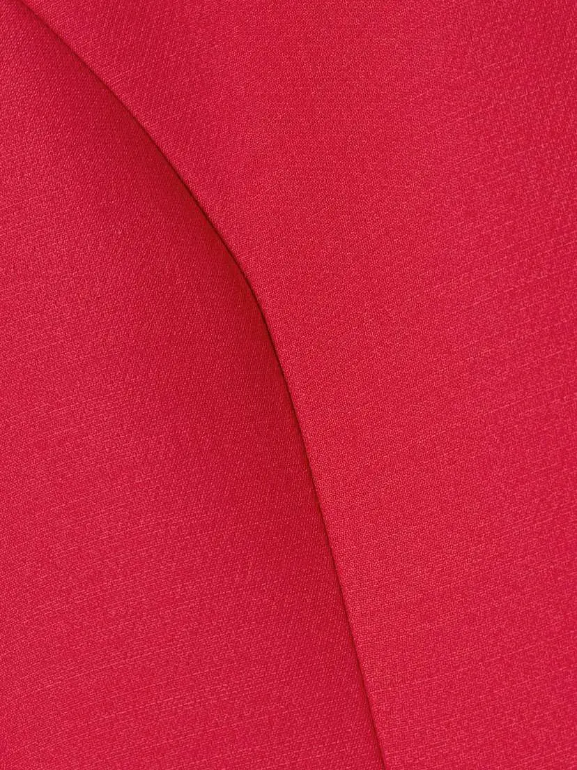 Valentino Garavani Bow-detailed Wool And Silk-blend Mini Dress | Thumbnail 4
