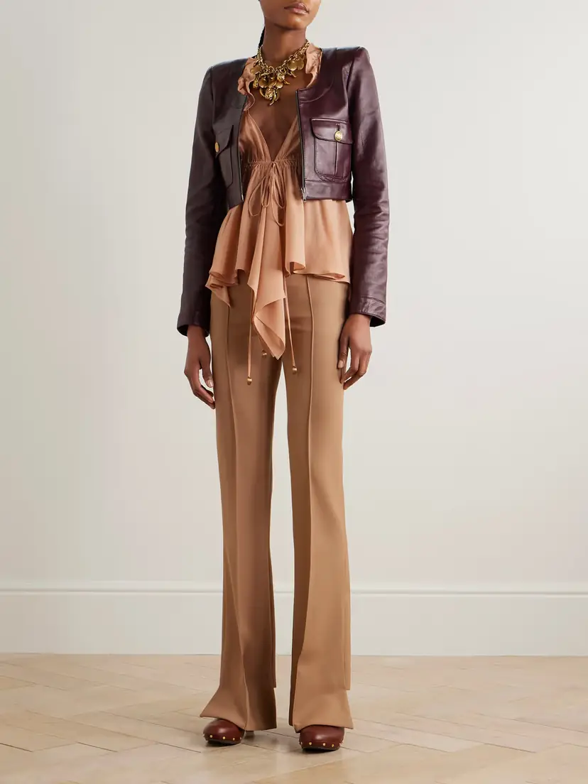 Chloé Ruffled Silk-georgette Blouse | Thumbnail 2
