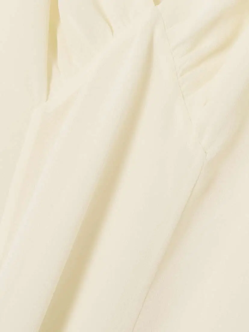 Chloé Cape-effect Paneled Organic Silk-georgette Midi Dress | Thumbnail 4