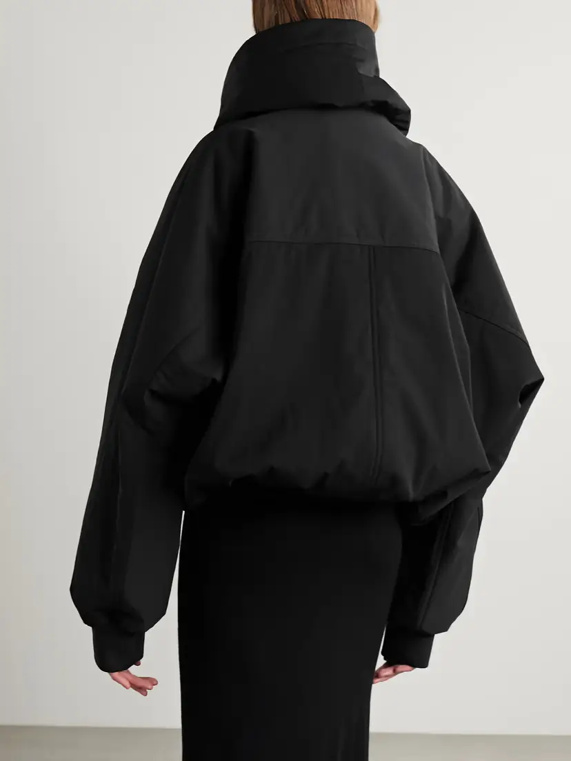 Khaite Rhonda Padded Twill Bomber Jacket | Thumbnail 3