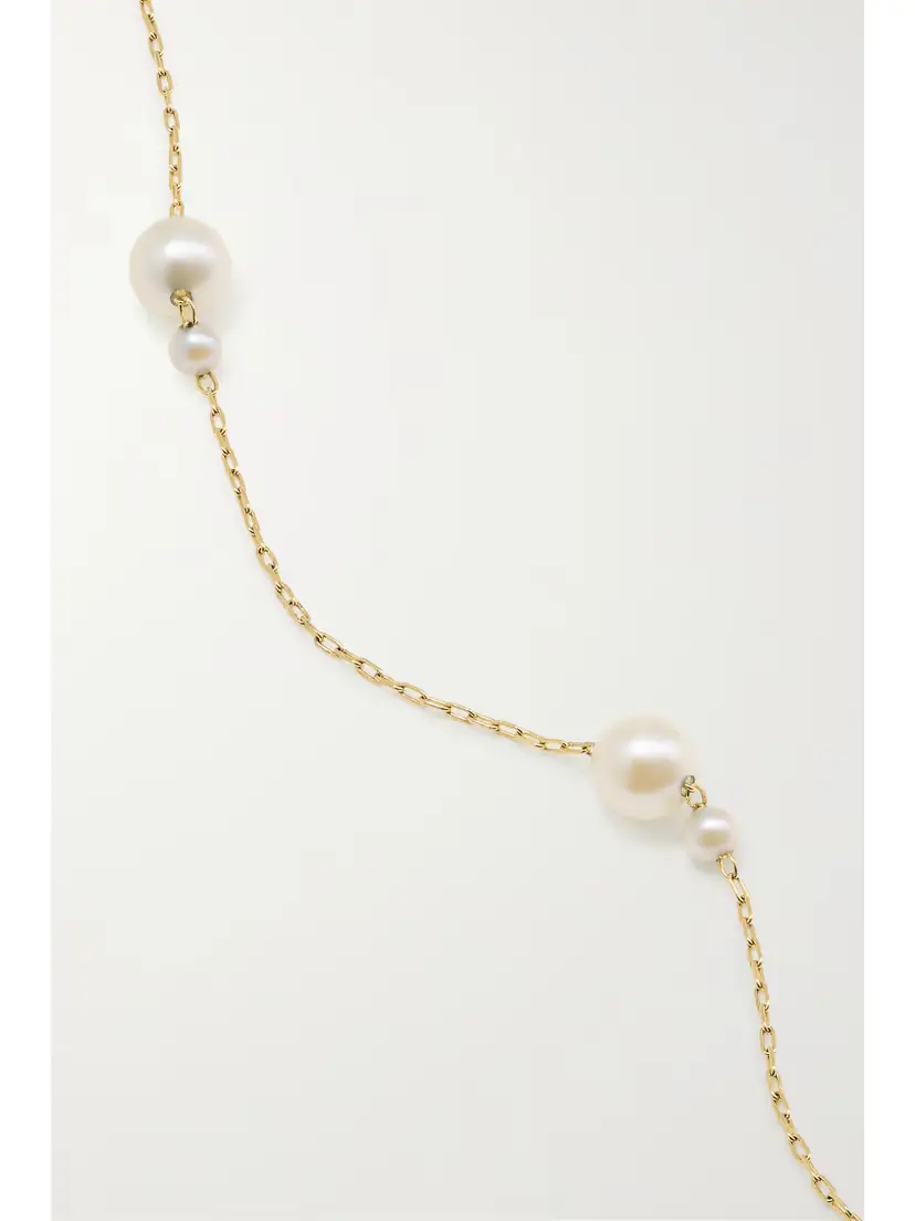 Mizuki 14-karat Gold Pearl Bracelet | Thumbnail 4