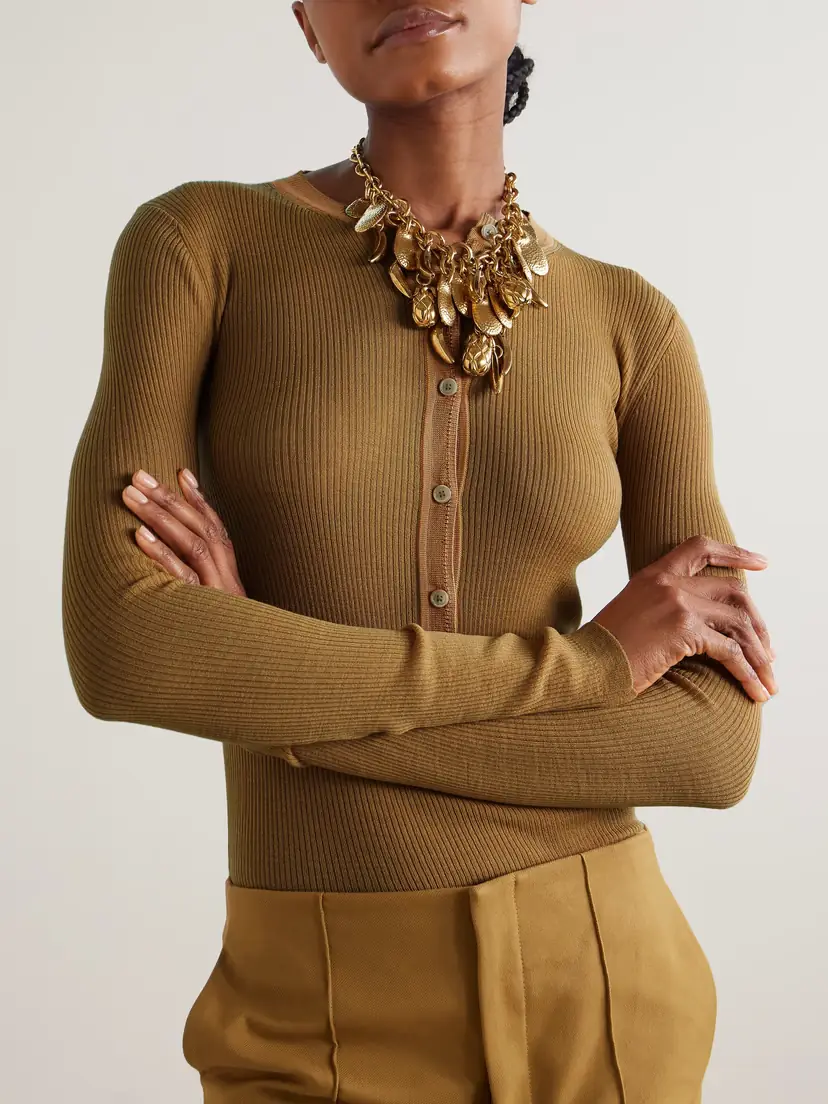 Chloé Ribbed Wool Sweater | Thumbnail 3