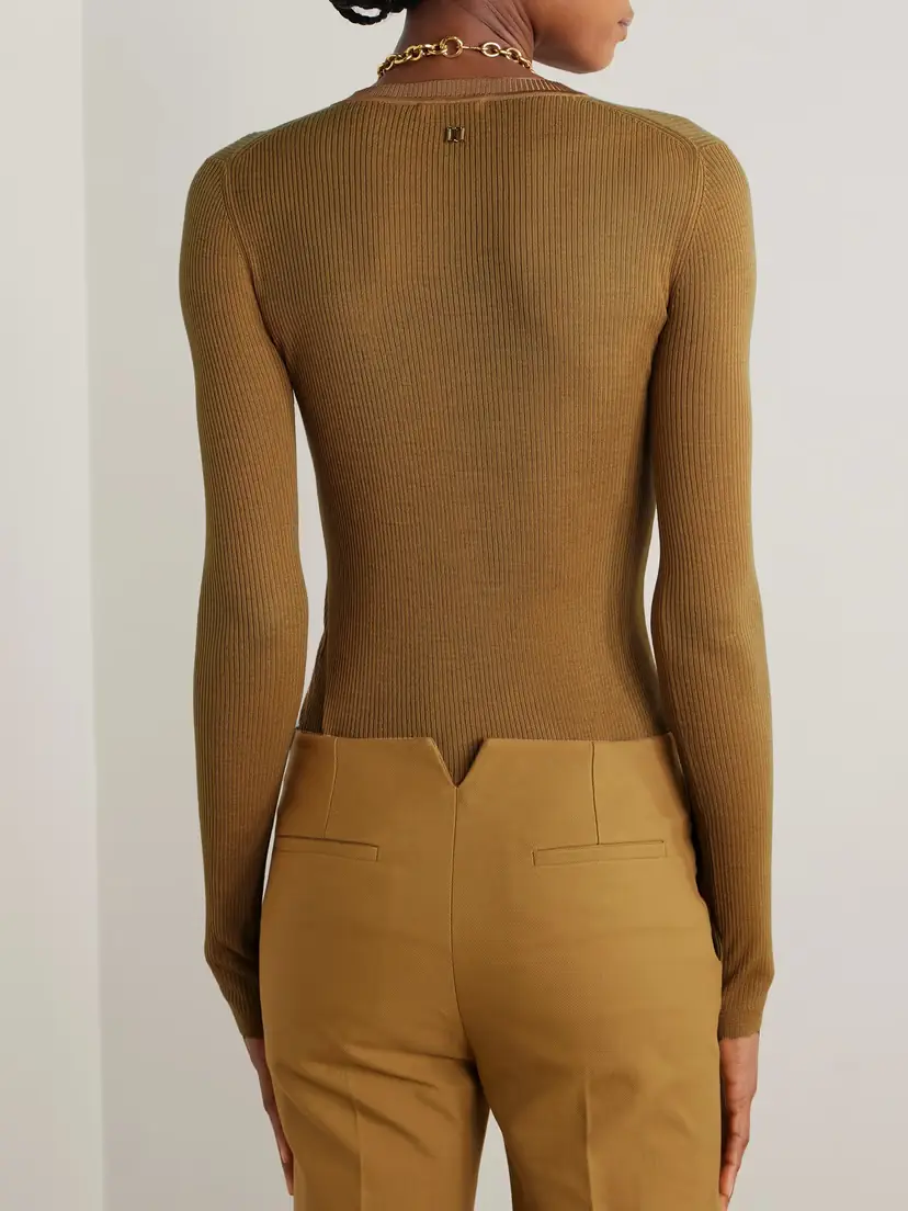 Chloé Ribbed Wool Sweater | Thumbnail 4