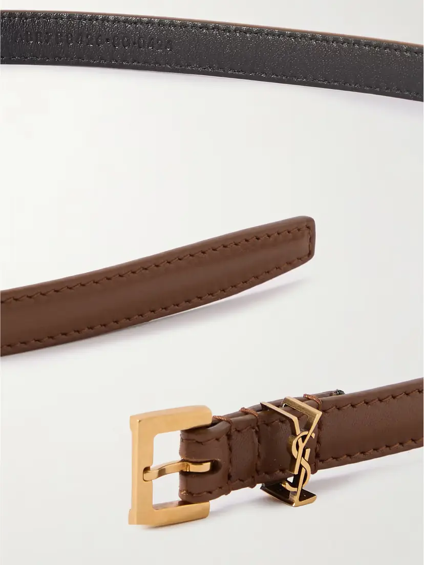 Saint Laurent Cassandre Leather Belt | Thumbnail 3 Saint Laurent Cassandre Leather Belt | Thumbnail 3